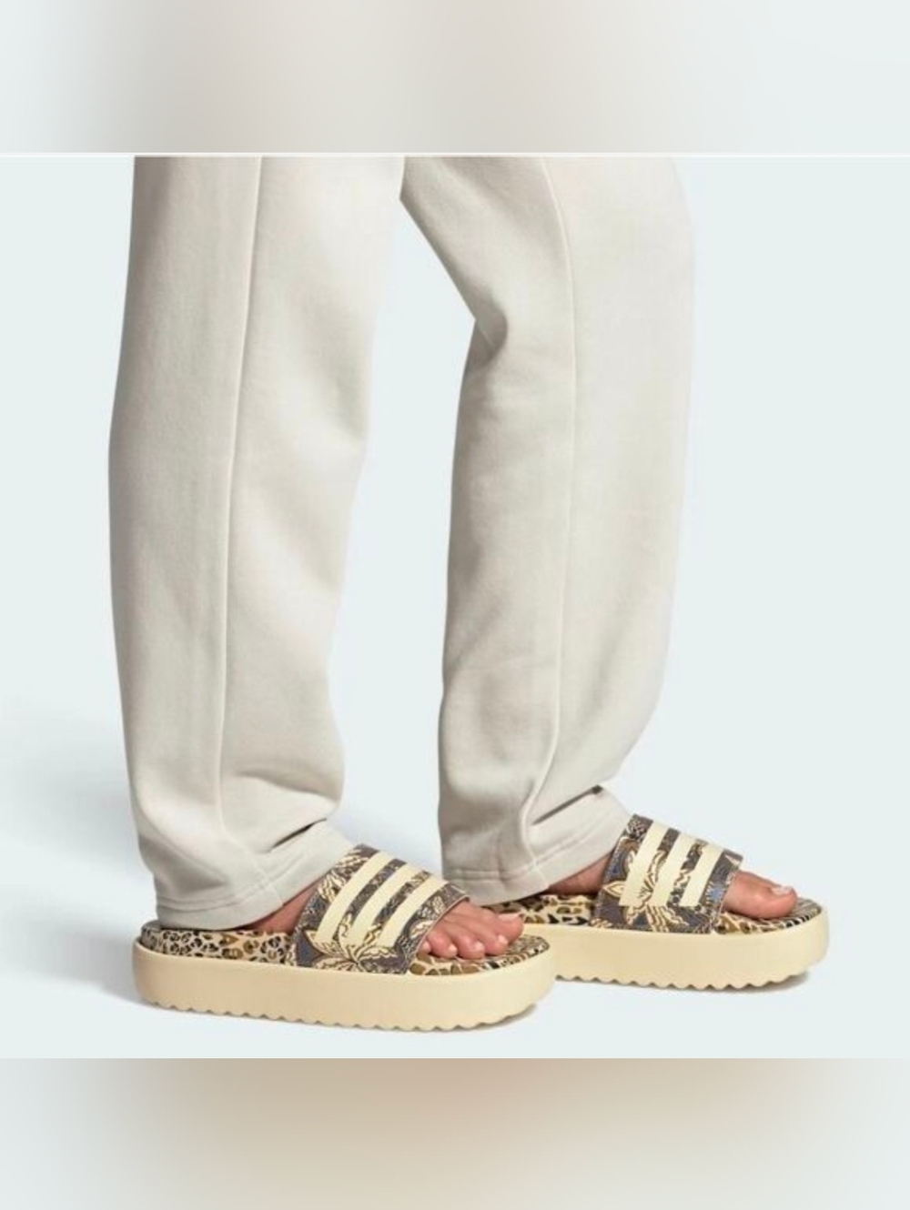 Adidas x Farm Rio Adilette Platform Slides